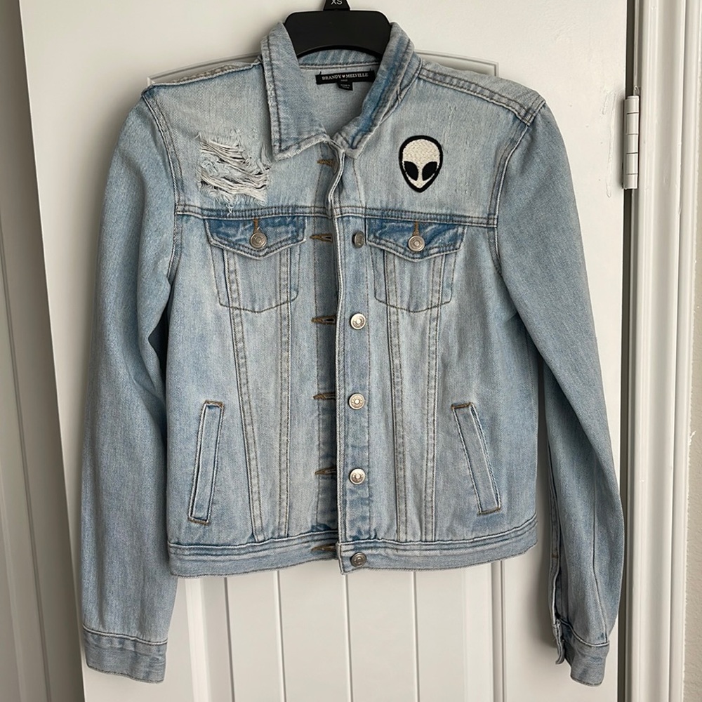 Distressed Brandy Melville Jean Jacket